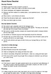 Checklist - Vacant Home Checklist - Vacant Home